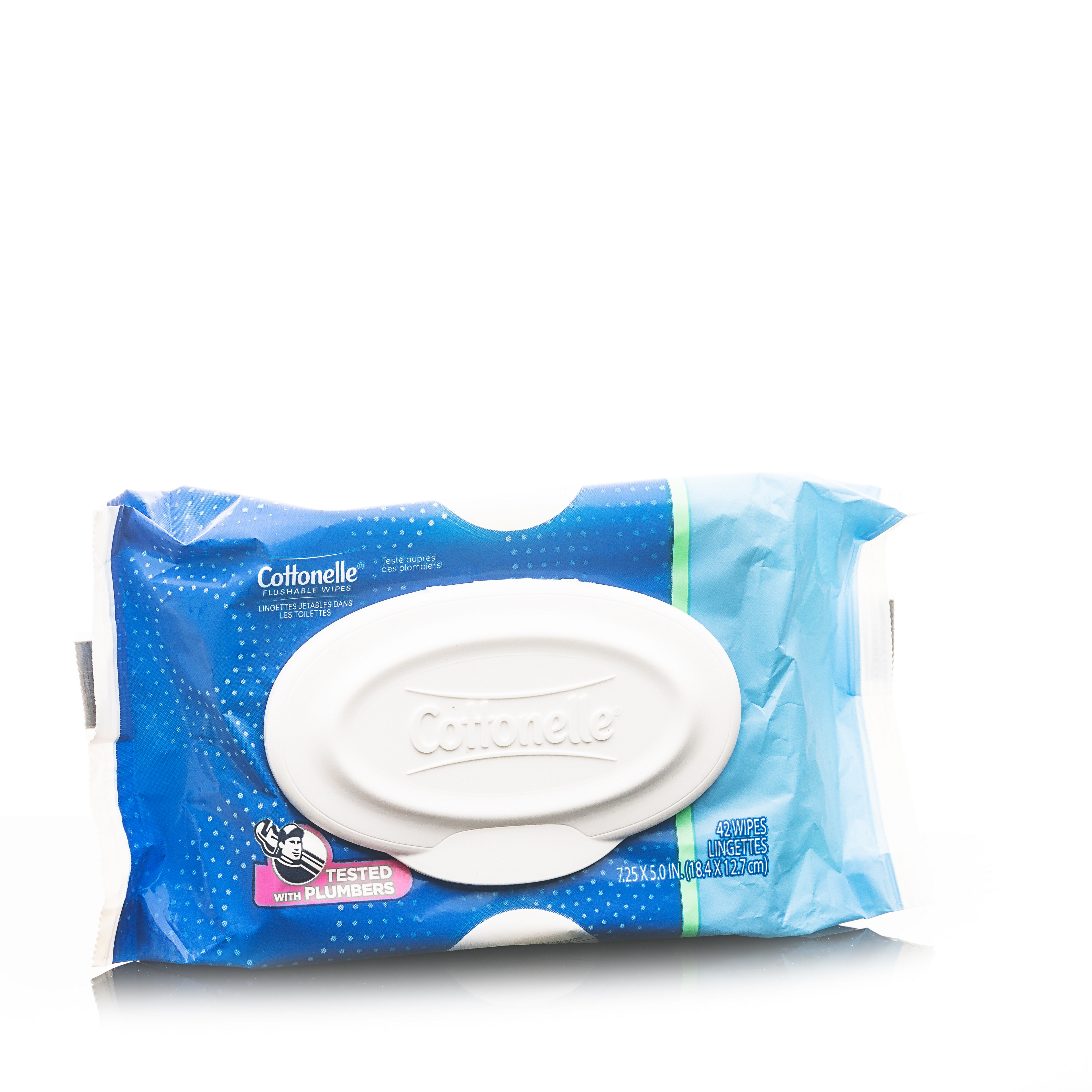 One Pack of Cottonelle Fresh Care Flushable Wipes 42ct
